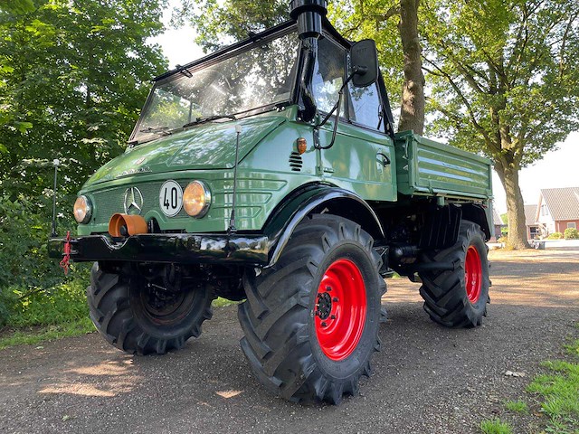 1969 mercedes unimog 406 cabrio agrarisch oldtimer - afbeelding 6 van  48
