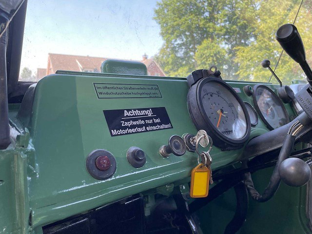 1969 mercedes unimog 406 cabrio agrarisch oldtimer - afbeelding 11 van  48