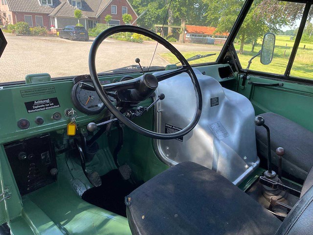 1969 mercedes unimog 406 cabrio agrarisch oldtimer - afbeelding 14 van  48