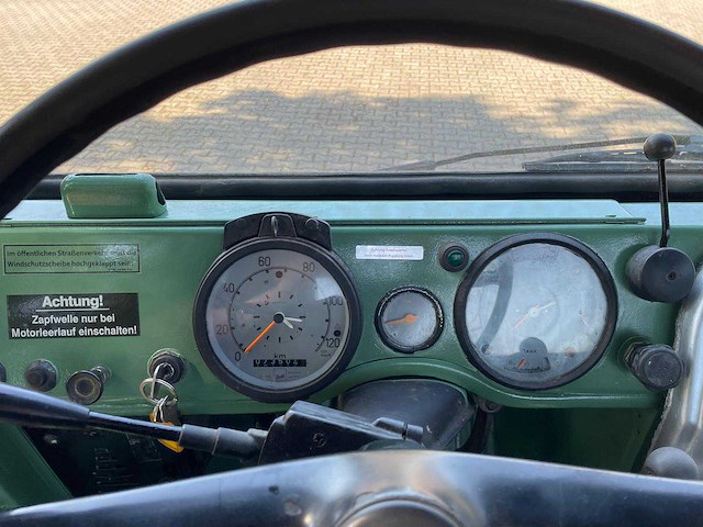 1969 mercedes unimog 406 cabrio agrarisch oldtimer - afbeelding 15 van  48