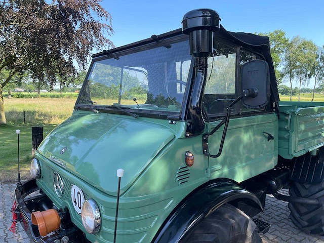 1969 mercedes unimog 406 cabrio agrarisch oldtimer - afbeelding 20 van  48