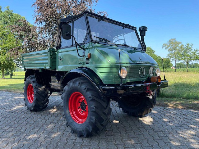 1969 mercedes unimog 406 cabrio agrarisch oldtimer - afbeelding 12 van  48