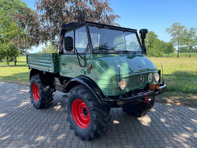 1969 mercedes unimog 406 cabrio agrarisch oldtimer - afbeelding 27 van  48