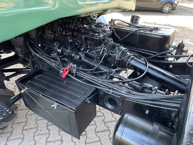 1969 mercedes unimog 406 cabrio agrarisch oldtimer - afbeelding 32 van  48