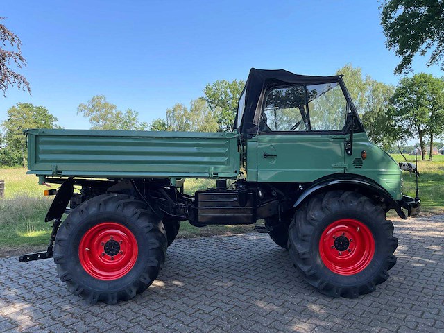 1969 mercedes unimog 406 cabrio agrarisch oldtimer - afbeelding 23 van  48