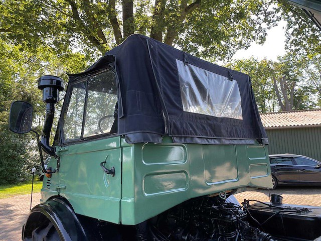 1969 mercedes unimog 406 cabrio agrarisch oldtimer - afbeelding 36 van  48