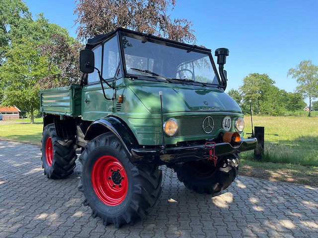 1969 mercedes unimog 406 cabrio agrarisch oldtimer - afbeelding 41 van  48