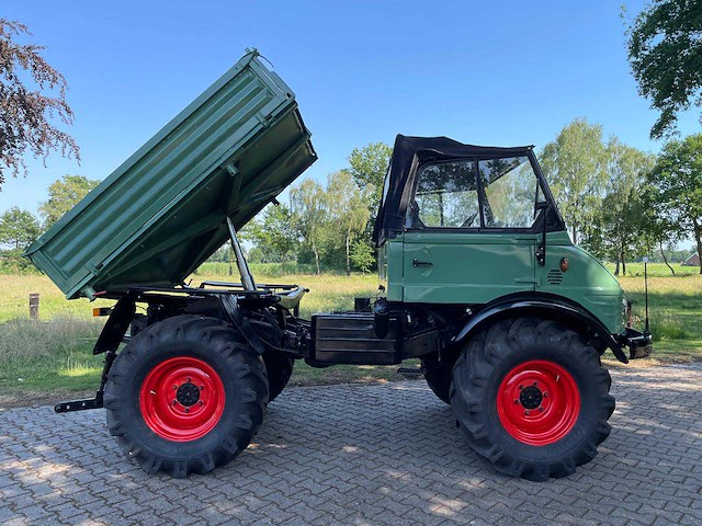 1969 mercedes unimog 406 cabrio agrarisch oldtimer - afbeelding 34 van  48