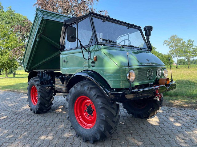 1969 mercedes unimog 406 cabrio agrarisch oldtimer - afbeelding 46 van  48