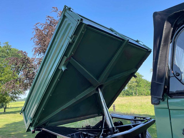 1969 mercedes unimog 406 cabrio agrarisch oldtimer - afbeelding 1 van  2