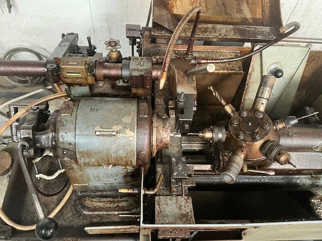 1969 schaublin 120hp hydropneumatic parallel draaibank - afbeelding 6 van  15