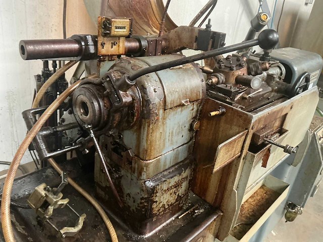 1969 schaublin 120hp hydropneumatic parallel draaibank - afbeelding 7 van  15