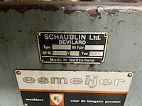 1969 schaublin 120hp hydropneumatic parallel draaibank - afbeelding 11 van  15