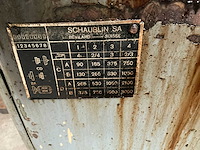 1969 schaublin 120hp hydropneumatic parallel draaibank - afbeelding 12 van  15
