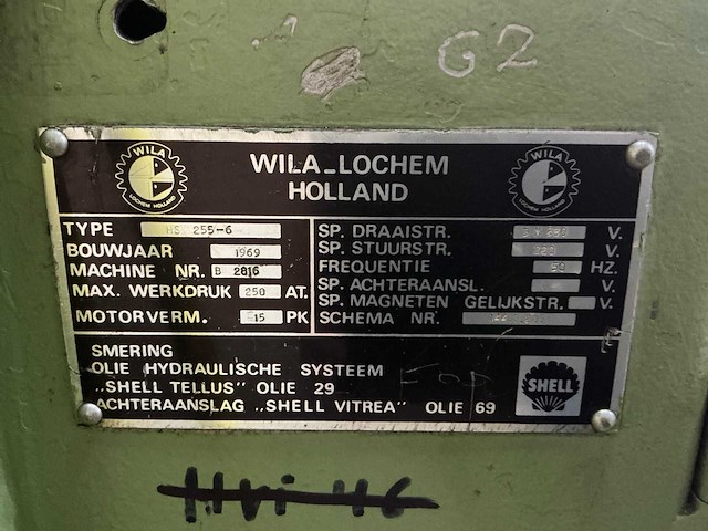 1969 wila hs 255-6 guillotineschaar - afbeelding 13 van  20