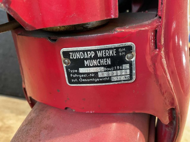 1969 zundapp 510-227 brommer - afbeelding 6 van  7