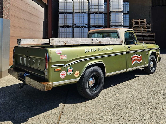 1970 dodge d-100 longbed fleetside pickup 318 v8 automaat lpg - afbeelding 32 van  33