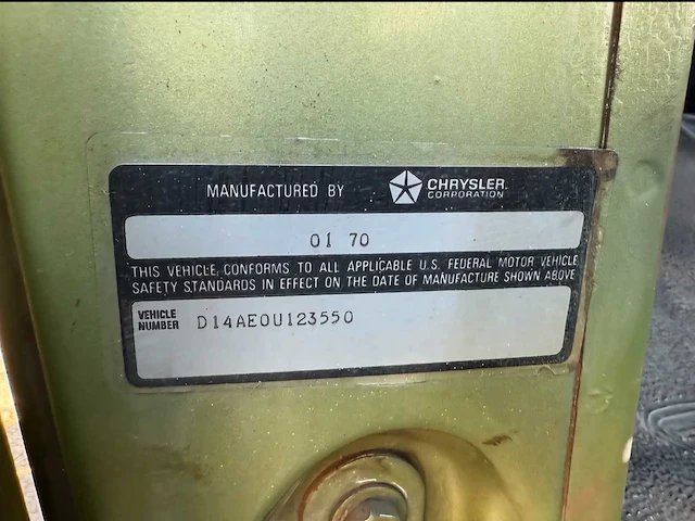 1970 dodge d-100 longbed fleetside pickup 318 v8 automaat lpg - afbeelding 26 van  33