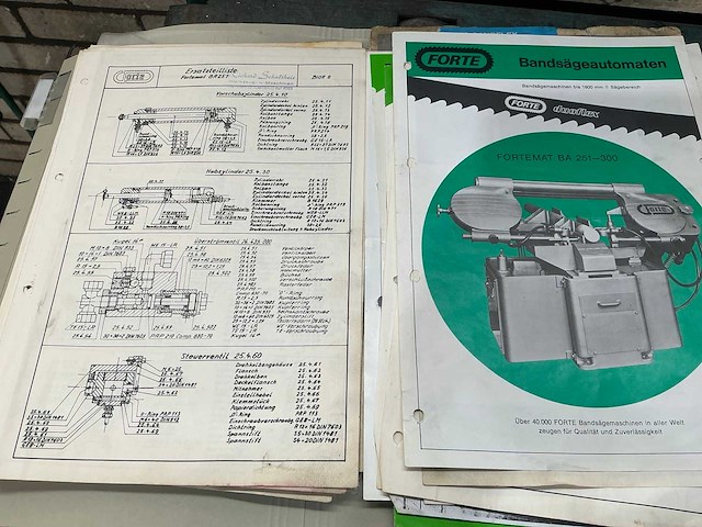 1970 fortemat ba251 horizontale bandzaagmachine - afbeelding 5 van  13