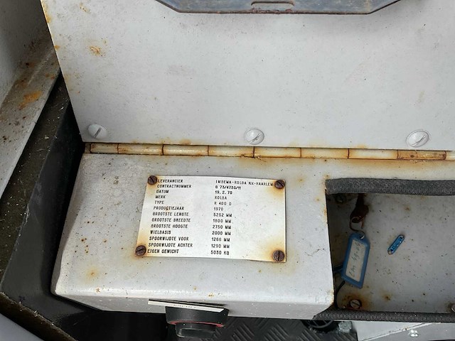 1970 rolba r 400 d sneeuwschuiver sleuvendichter - afbeelding 10 van  25