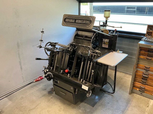 1971 heidelberg letterpress - afbeelding 1 van  24