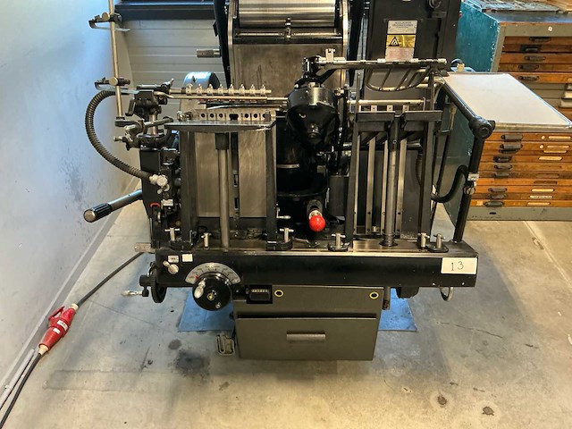 1971 heidelberg letterpress - afbeelding 23 van  24