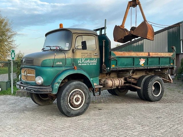1971 mercedes-benz l1513 oldtimer kipper - afbeelding 1 van  23