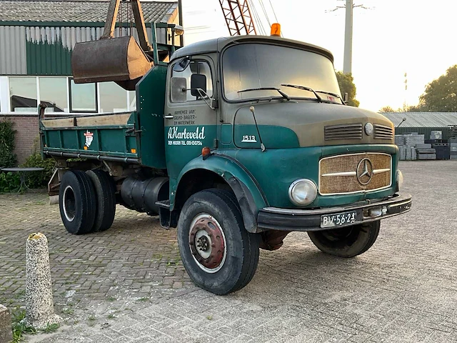 1971 mercedes-benz l1513 oldtimer kipper - afbeelding 12 van  23