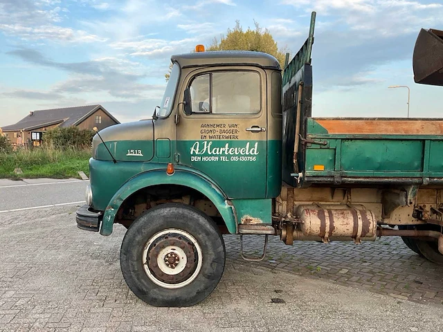 1971 mercedes-benz l1513 oldtimer kipper - afbeelding 20 van  23