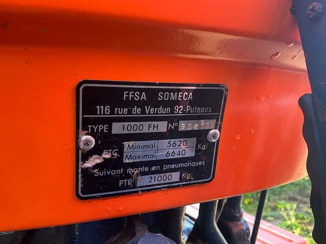 1972 fiat 1000 tweewielaangedreven landbouwtractor - afbeelding 33 van  39