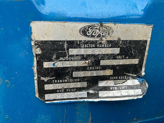 1972 ford 8600 g01150 oldtimer tractor - afbeelding 20 van  28