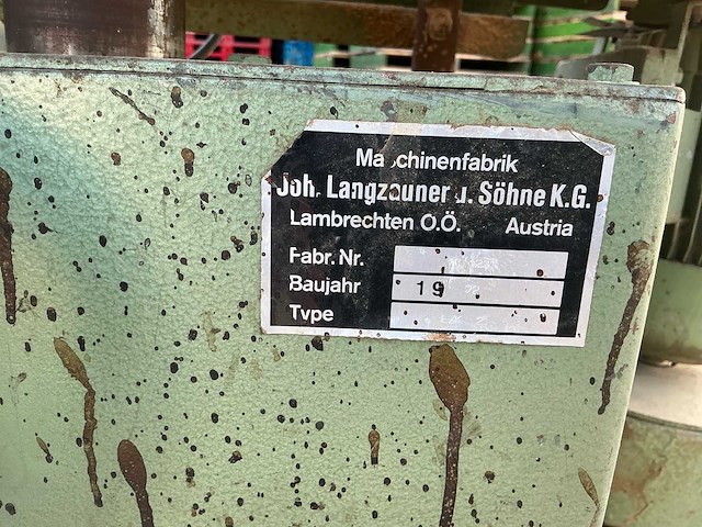 1972 joh. langzauner lzk2 bandschuurmachine - afbeelding 18 van  18