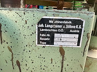 1972 joh. langzauner lzk2 bandschuurmachine - afbeelding 18 van  18