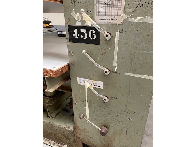 1972 joos u-3/2 hydraulische platenpers - afbeelding 1 van  1
