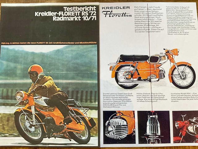1972 kreidler florett rs bromfiets - afbeelding 13 van  27