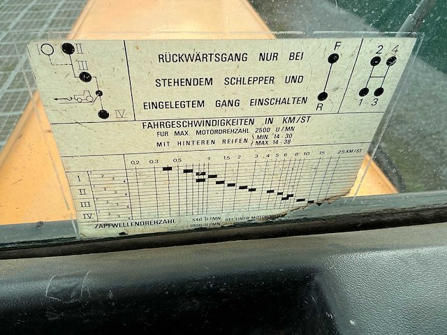 1972 renault 781 r7591 2wd tractor – 78 pk – rijafhankelijke aftakas – nederlands kenteken - afbeelding 22 van  40