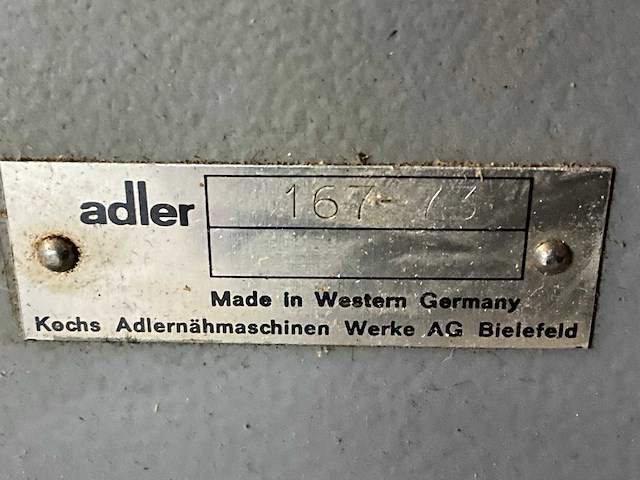 1973 adler 167 naaimachine - afbeelding 3 van  11