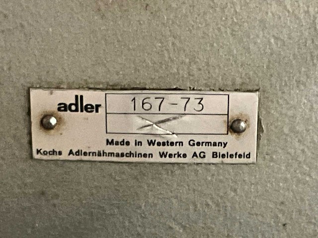 1973 adler 167 naaimachine - afbeelding 6 van  14