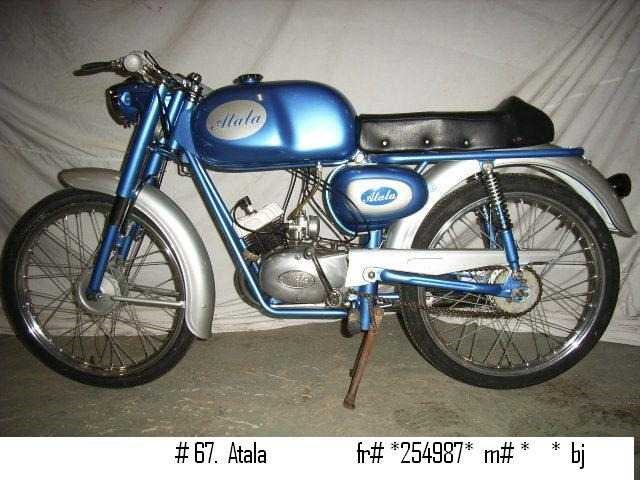 1973 atala ringo 50cc | italian classic moped - afbeelding 3 van  3