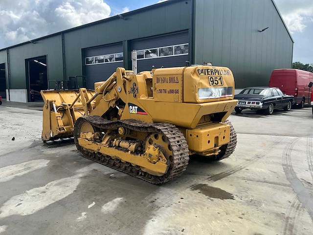 1973 caterpillar 951c 4 in 1 bak rupsgraafmachine - afbeelding 12 van  18