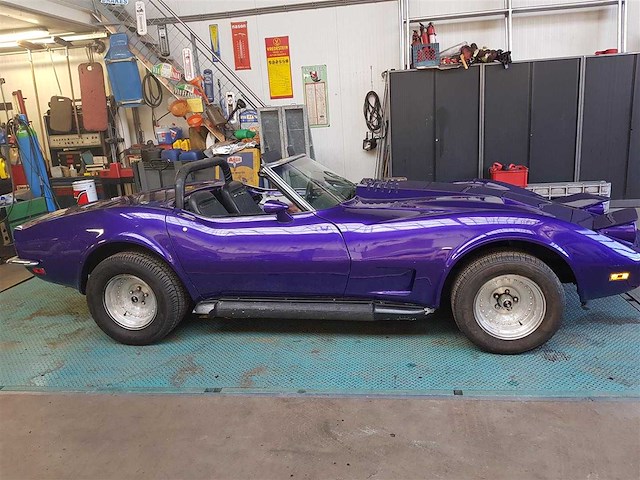 1973 chevrolet corvette convertible | american sports car - afbeelding 47 van  65