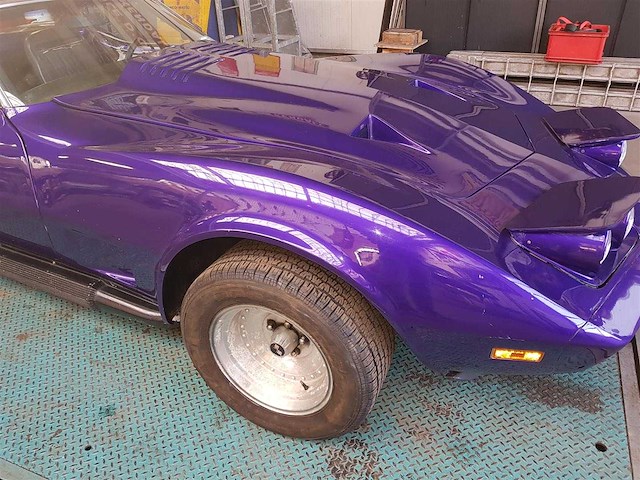 1973 chevrolet corvette convertible | american sports car - afbeelding 21 van  65