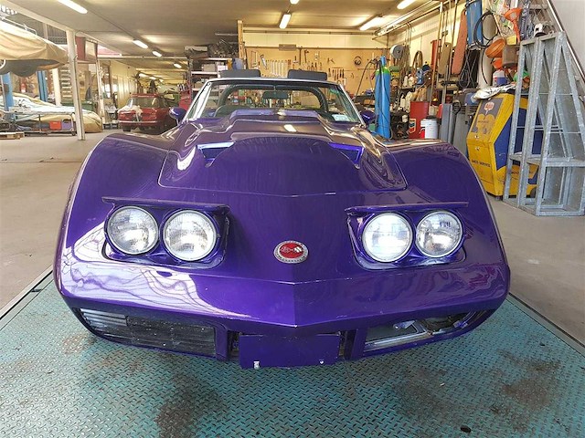 1973 chevrolet corvette convertible | american sports car - afbeelding 50 van  65