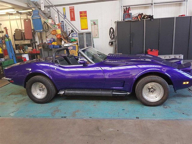 1973 chevrolet corvette convertible | american sports car - afbeelding 58 van  65