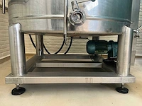 1973 de rijk & van t lam rvs mengtank (circa 1200liter) - afbeelding 5 van  9