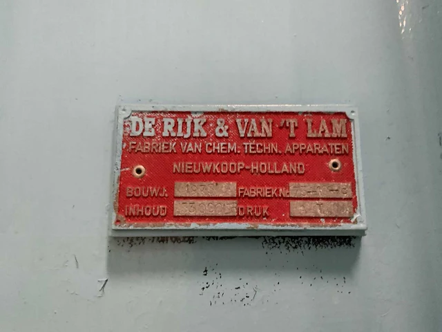 1973 de rijk&van ‘t lam opslagtank 33000 liter (2x) - afbeelding 2 van  12
