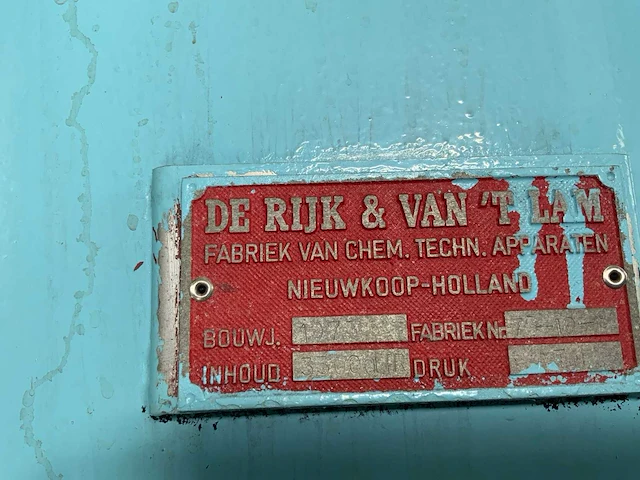 1973 de rijk&van ‘t lam opslagtank 33000 liter (2x) - afbeelding 9 van  9