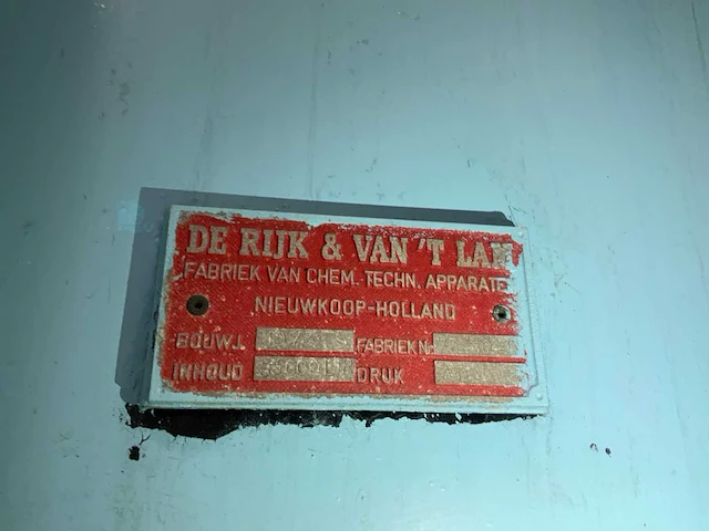 1973 de rijk&van ‘t lam opslagtank 33000 liter (2x) - afbeelding 11 van  12