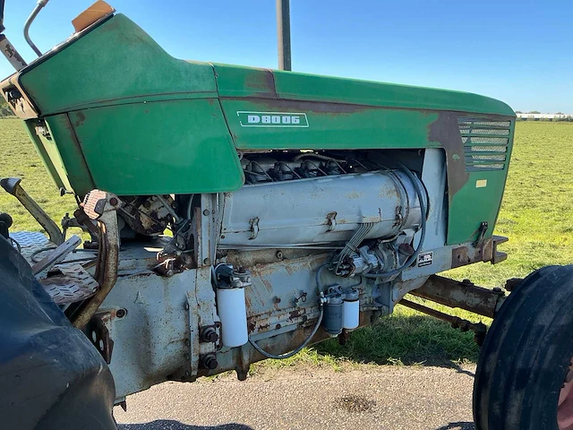 1973 deutz d8006 oldtimer tractor - afbeelding 16 van  36