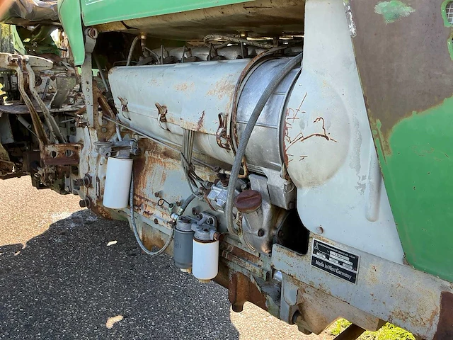 1973 deutz d8006 oldtimer tractor - afbeelding 19 van  36